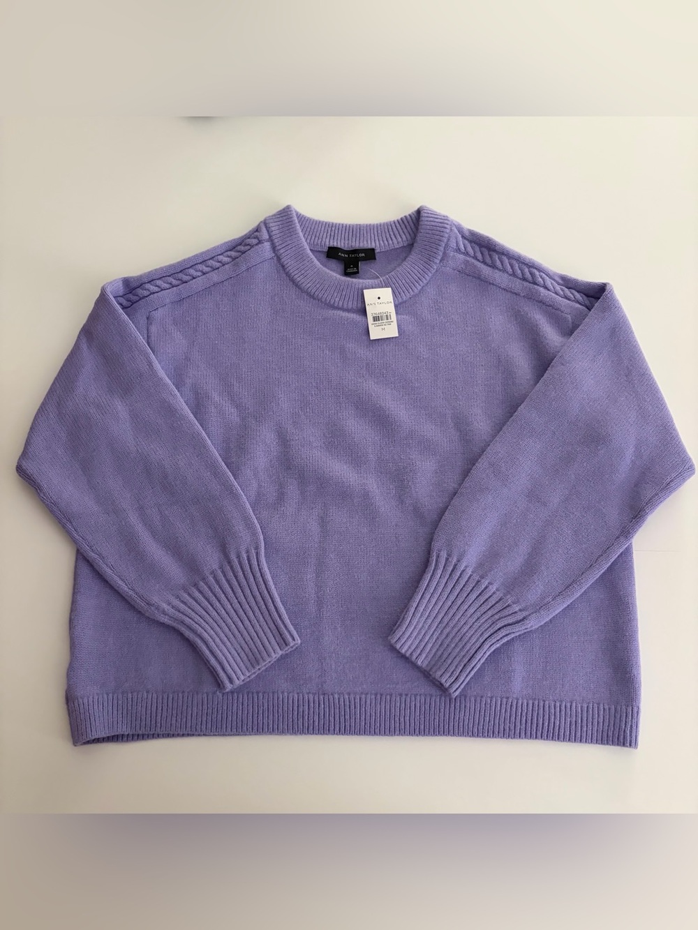 NWT! Ann Taylor Purple Crewneck Sweater- Medium
